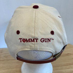 Vntg 90s Tommy Armour Golf Tommy Gun Driver Men Canvas Strapback Hat Clean!